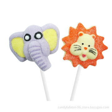 Hand Decorated Animal shaped Lollipop Candy for Children